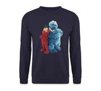 Spreadshirt Sesamstraße Gangster Krümelmonster & Elmo Unisex Pullover