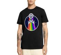 Spreadshirt Star Trek Discovery Gay Pride Regenbogen Emblem Männer Premium T-Shirt, XXL, Schwarz