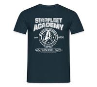 Spreadshirt Star Trek Discovery Starfleet Academy Männer T-Shirt, 3XL, Navy