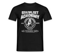 Spreadshirt Star Trek Discovery Starfleet Academy Männer T-Shirt, M, Schwarz