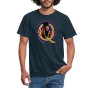 Spreadshirt Star Trek The Next Generation Q Männer T-Shirt, L, Navy