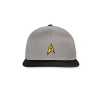 Spreadshirt Star Trek The Original Series Besatzung Logo Stick Snapback Cap, One Size, Graphit/Schwarz