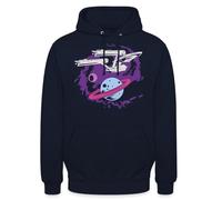 Spreadshirt Star Trek The Original Series Enterprise Planet Unisex Hoodie