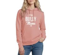 Spreadshirt Stolze Bully Mama Bulldogge Damen Hoodie, XL, Altrosa