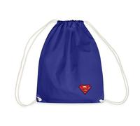 Spreadshirt Superman Kleines Logo S-Shield Turnbeutel, One size, Königsblau