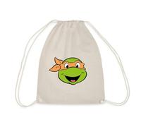 Spreadshirt Teenage Mutant Ninja Turtles Michelangelo Kostüm Turnbeutel, One Size, Natur