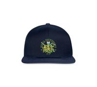Spreadshirt Teenage Mutant Ninja Turtles Ninja University Snapback Cap, One Size, Navy/Navy