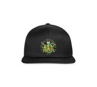 Spreadshirt Teenage Mutant Ninja Turtles Ninja University Snapback Cap, One Size, Schwarz/Schwarz