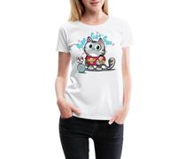 Spreadshirt The Big Bang Theory Soft Kitty Frauen Premium T-Shirt, XL, Weiß