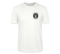 Spreadshirt Top Gun Maverick Fighter Town Jet Logo Unisex Bio T-Shirt, XL, Weiß