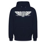 Spreadshirt Top Gun Maverick Kampfjet Logo Unisex Hoodie
