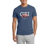 Spreadshirt Volkswagen Roter VW GTI M1 Mit GTI Schriftzug Männer T-Shirt, XXL, Dunkles Denimblau
