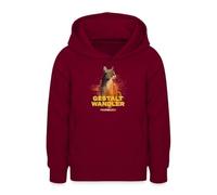 Spreadshirt Woodwalkers Film Gestaltwandler Carag Puma Teenager Hoodie, L (9/11 Jahre), Bordeaux
