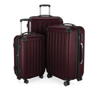 Spree - 3er Koffer-Set Hartschale Burgund matt, TSA, (55cm, 65cm & 75cm), 259 Liter Burgund