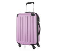 HAUPTSTADTKOFFER - Spree - Handgepäck Hartschalen-Koffer Trolley Rollkoffer Reisekoffer Erweiterbar, TSA, 4 Rollen, 55 cm, 42 Liter, Flieder