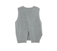 Spring Damen-Pullover, tragbar, modisch, locker, ärmellos, Strick-Top, Zubehör für Outdoor, Büro, Schule, Größe S, S, 34 DE
