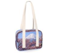 Spring Japan Mt Fuji Kleine Sporttasche, Japan-Mini-Turnbeutel, leicht, lässig, Reisen, Sport, Organizer, Tasche für Kinder, Mädchen, Jungen, Damen, Herren