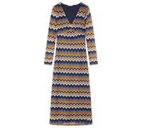 SPRINGFIELD Damen 4.t.a.Vestido Midi Missoni Lässiges Kleid, Marineblau, Medium