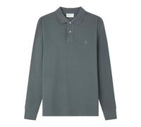 SPRINGFIELD Herren Basic Polo L/S with Tree Embroidery Poloshirt, blau, X-Large