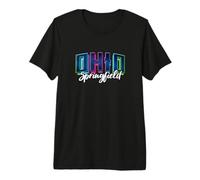 Springfield Ohio USA Retro 90er Jahre Grafik Souvenir Premium T-Shirt