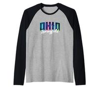 Springfield Ohio USA Retro 90er Jahre Grafik Souvenir Raglan