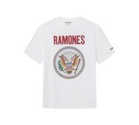 SPRINGFIELD Reconder T-Shirt für Herren, Lizenzen Los Ramones, Elfenbein, S