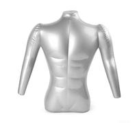 Springwillfly Aufblasbare Schaufensterpuppe Ganzkörperkleid Form Display Dummy Torso Modell Mann Halbkörper mit PVC Aufblasbare Schaufensterpuppe männliche Dummy Torso Modell für Kleidung Schmuck