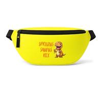 Spritzus Saufus Rex - Bauchtasche - Bauchtasche | Malle | Party | Urlaub | lustige Sprüche | Festival | Umhängetasche | Gelb