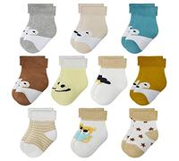 SPTRAMLE Kinder Baby Socken 10 Paar 0-3Jahre warm Baumwolle Socken, 19-20 20-22 22-26 Jahre Jungen Mädchen Socken