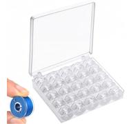 Spulen für Nähmaschine, 25 Stück, Klasse 15, universelle Nähmaschinen-Spulen für Handwerk, Schmuck, Kleidung, Perlen und Schränke, Spulen-Set, kompatibel mit Brother, Bernina, Kenmore, Elna