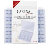 Spulenbox zum Stapeln mit 25 Kunststoff CB Spulen Carina by Fischer