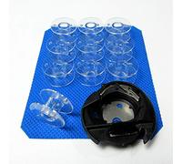 Spulenetui und Spulen für Brother Innovis 10A 20LE 35 55 900 950 955 NV10 NV15 NV27SE NV30