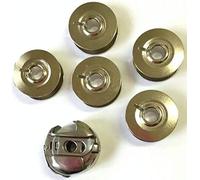 Spulenkapsel + 5 Spulen aus Metall für Pfaff Nähmaschinen 1222, 1221, 1229, 1197 u.v.m