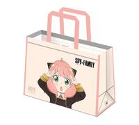 Spy x Family - Einkaufstasche, Wiederverwendbar (Einheitsgröße) (Beige/Pink/Schwarz)
