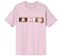 Spy x Family - T-Shirt für Herren/Damen Unisex (M) (Hellrosa)