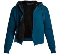 Spyder Herren-Kapuzenpullover mit durchgehendem Reißverschluss, gemütlich, Sherpa-Futter, Waffelstrick, leichte Komfortjacke für Herren (Größe S-XXL), blau (Petrol Blue), Medium