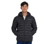 Spyder Packbare Pufferjacke Herren mit Kapuze, leichte Winterjacken für Herren, Schwarz, XL