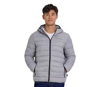 Spyder Packbare Pufferjacke Herren mit Kapuze, leichte Winterjacken für Herren, Zinn, XL