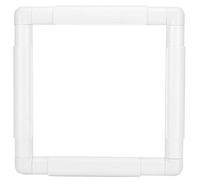 Square Shape Embroidery Frame DIY Hoop Cross Stitch Craft Tool Handhold Rectangle Sewing Supplies Durable Polypropylene Mounting Seat Lightweight Compact Design Multiple Sizes For (20.3 * 20.3CM)