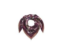 SQUARE SILK LEOPARD FLOWERS lila-90 ONE_SIZE