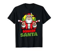 Squash Santa Claus Christmas Holiday- Squashspieler Preisgünstiges Grafik-T-Shirt