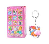 Squeeze Fidget - Keychain Toy Slow Rising Soft Stress | Relief Novelty with Portable Mini Design Anti Stress Texture for Home, School, Classroom, Travel, Road Trip or Holiday