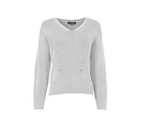 s'questo Strick 1/1 Light Grey Melange, 44 Soquesto Kollektion Autumn Flowers