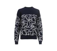 s'questo Strick 1/1 Navy, 42 Soquesto Kollektion Snow Blossom