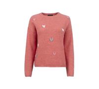 s'questo Strick 1/1 Pastel red Melange, 38 Soquesto Kollektion Snow Blossom