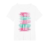 Squid Game Young-HEE Red Light Green Light T-Shirt, Damen Große Größen, Weiß, 1X