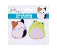 Squishmallows Aufnäher zum Aufbügeln Cam die Katze & Wendy der Frosch Niedliche Flicken Perfekt zum Personalisieren von Kleidung & Taschen Kawaii Patches