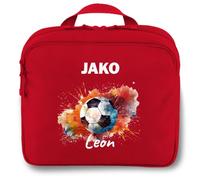 SR Teamsports Jako Kulturtasche One personalisiert Aquarell Fußball Name | Rot, 25x12x20 cm, Geschenk, Fußballfan, Training, zum Aufhängen, strapazierfähig, nachhaltig, recycelt Polyester