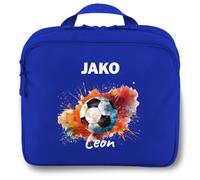 SR Teamsports Jako Kulturtasche One personalisiert Aquarell Fußball Name | Royalblau, 25x12x20 cm, Geschenk, Fußballfan, Training, zum Aufhängen, strapazierfähig, nachhaltig, recycelt Polyester