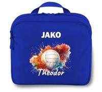 SR Teamsports Jako Kulturtasche One personalisiert Aquarell Volleyball | Royalblau, 25x12x20 cm, zum Aufhängen, Damen, Herren, Kinder, XL, groß, recycelt Polyester, strapazierfähig, nachhaltig